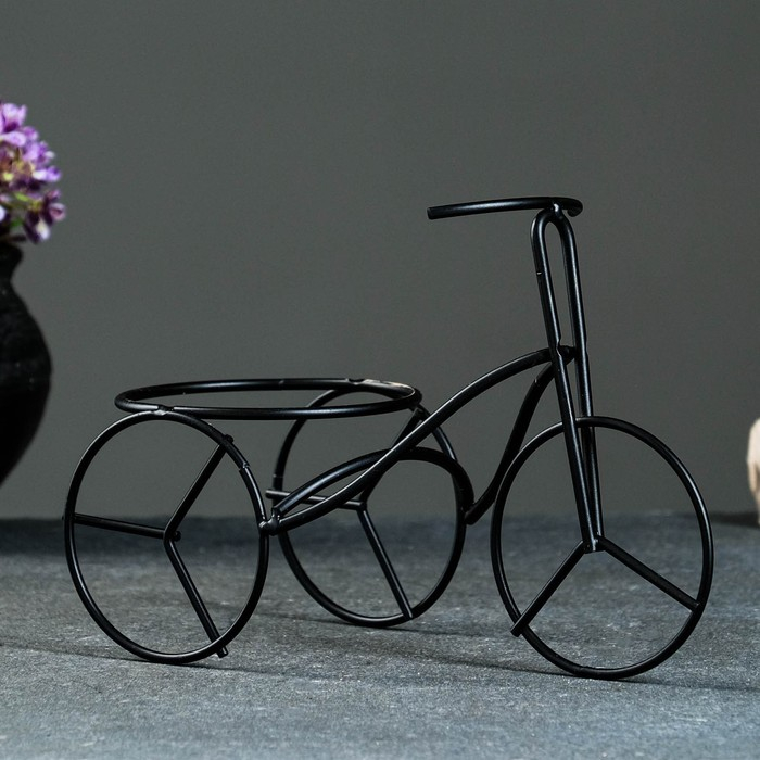 Кашпо Кашпо "Велосипед" 9*9см на мет подставке