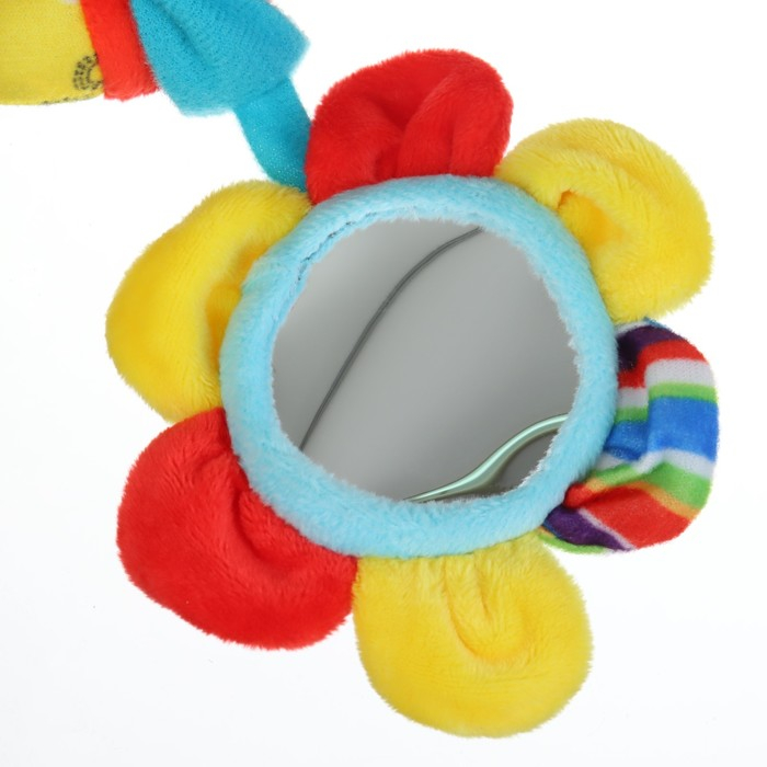 Растяжка - спираль с игрушками дуга на коляску / кроватку для малышей 0+ «Жирафик», Крошка Я Растяжка - спираль с игрушками дуга на коляску / кроватку для малышей 0+ «Жирафик», Крошка Я