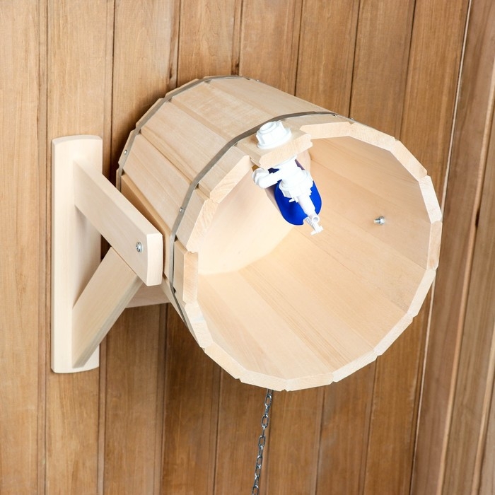 Обливное устройство из липы, 15 л, с переливным устройством Обливное устройство из липы, 15 л, с переливным устройством