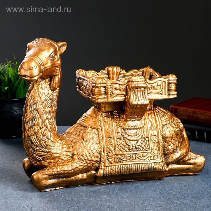 Копилка Копилка "Верблюд лежа" бронза, 15х34х33см