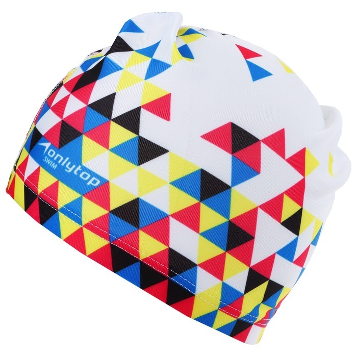 Шапочка для плавания взрослая ONLYTOP «Мозаика», тканевая, обхват 54-60 см Шапочка для плавания взрослая ONLYTOP «Мозаика», тканевая, обхват 54-60 см