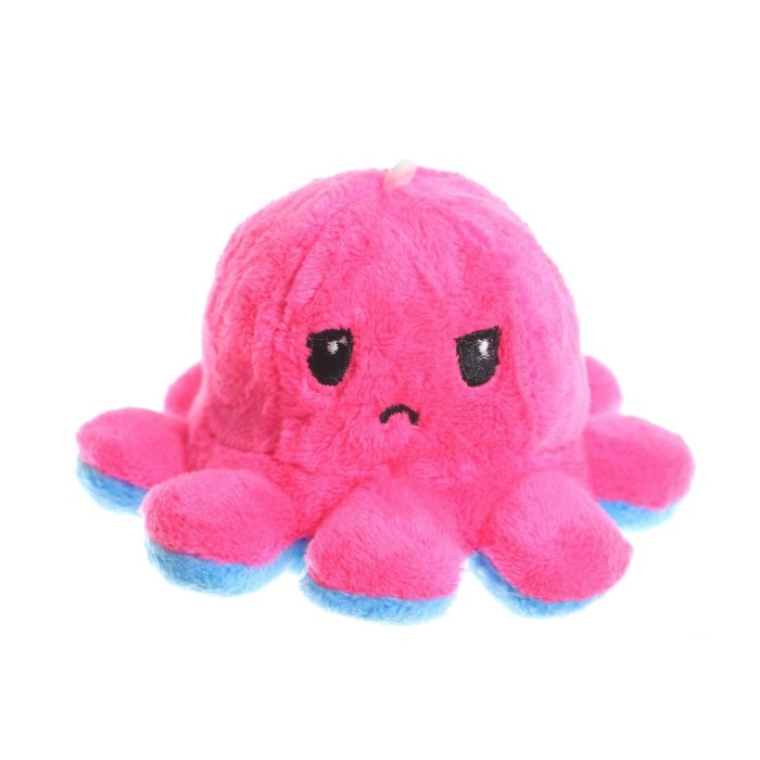 Мягкая игрушка-трансформер &laquo;Осьминог-перевёртыш&raquo;, 10 см, на брелоке, цвета МИКС