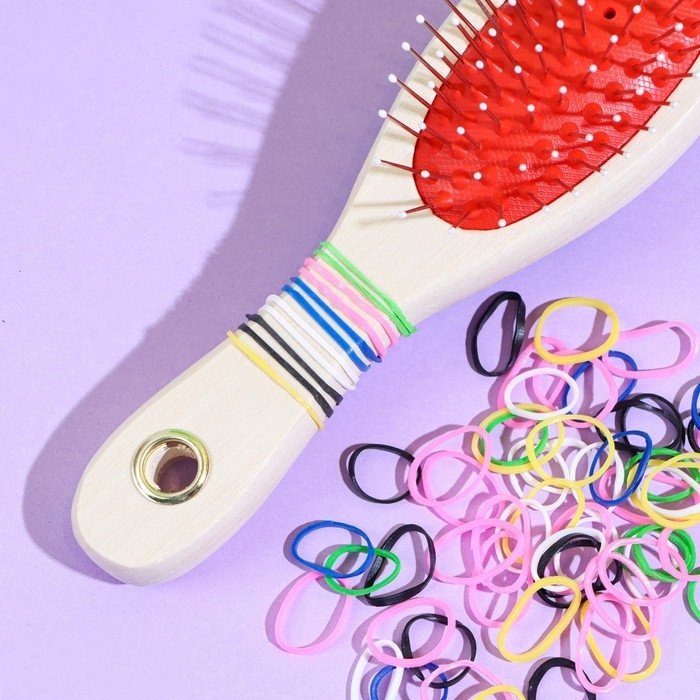 Резинки для животных, набор 100 шт, микс цветов Резинки для животных, набор 100 шт, микс цветов