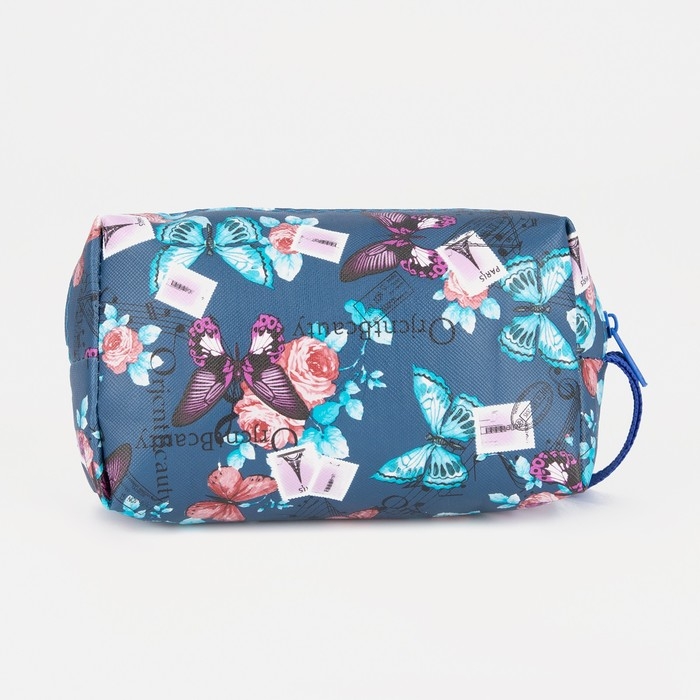 Косметичка на молнии, цвет синий Косметичка на молнии, цвет синий