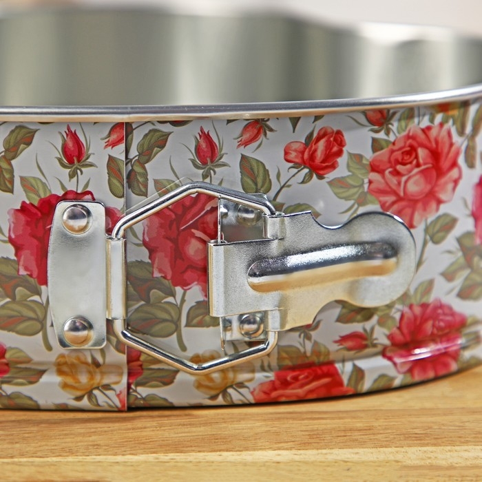 Набор форм для выпечки Доляна «Розарий», 3 предмета: d=17/21/24 см, съёмное дно Набор форм для выпечки Доляна «Розарий», 3 предмета: d=17/21/24 см, съёмное дно