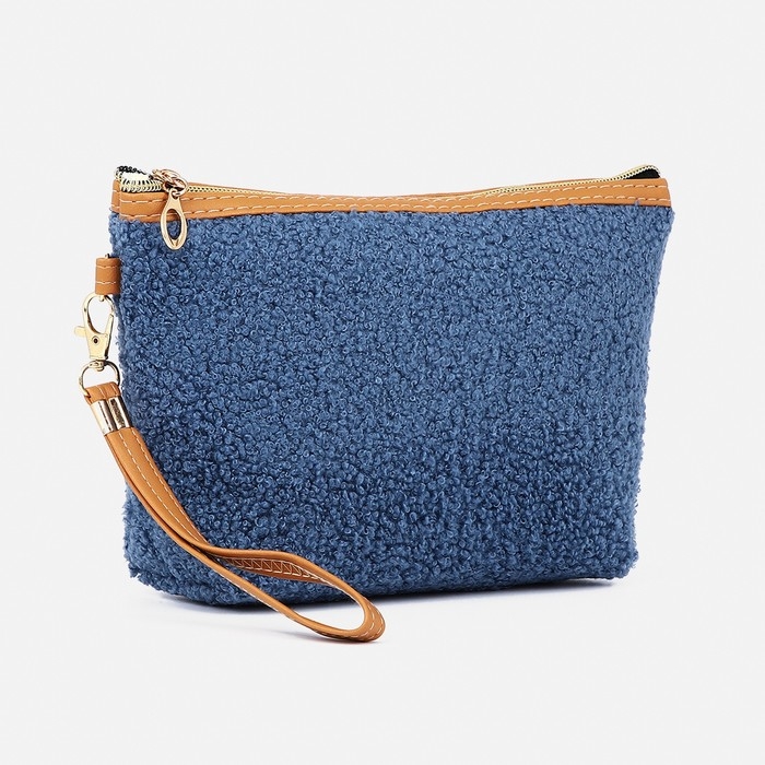 Косметичка на молнии, цвет синий Косметичка на молнии, цвет синий