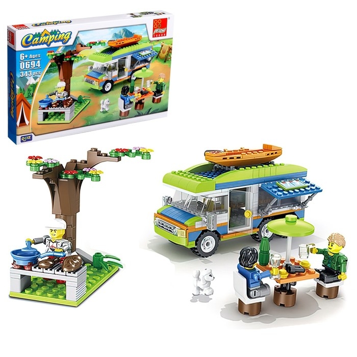 Конструктор На природе &laquo;Дом на колёсах&raquo;, 343 детали