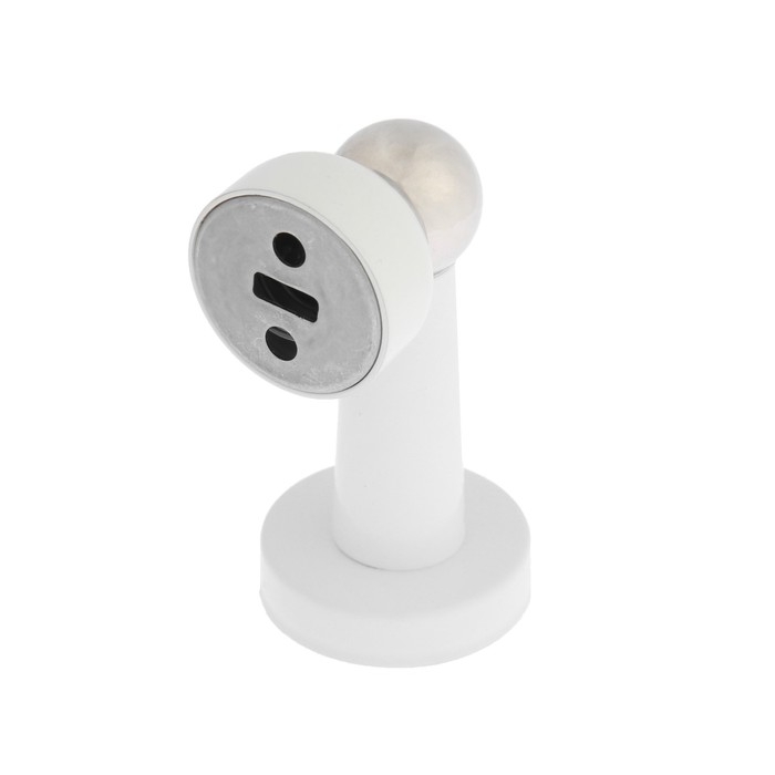 Упор дверной магнитный LOCKLAND, цвет белый Упор дверной магнитный LOCKLAND, цвет белый