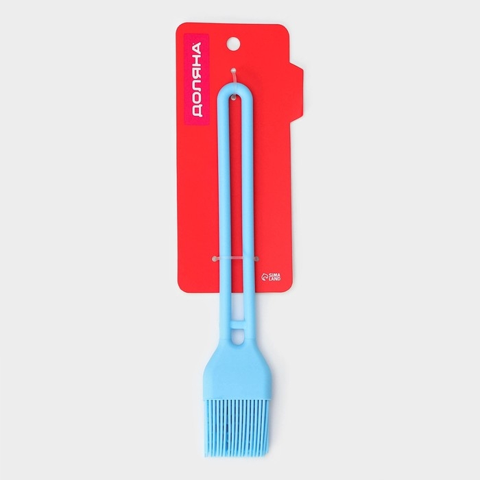 Кисть Доляна «Дуэт», силикон, 27,5×5×1,5 см, цвет голубой Кисть Доляна «Дуэт», силикон, 27,5×5×1,5 см, цвет голубой