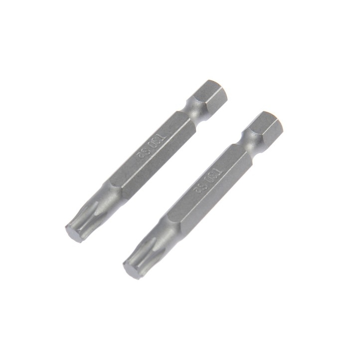 Биты ТУНДРА, намагниченные, сталь S2, T30 х 50 мм, 2 шт. Биты ТУНДРА, намагниченные, сталь S2, T30 х 50 мм, 2 шт.