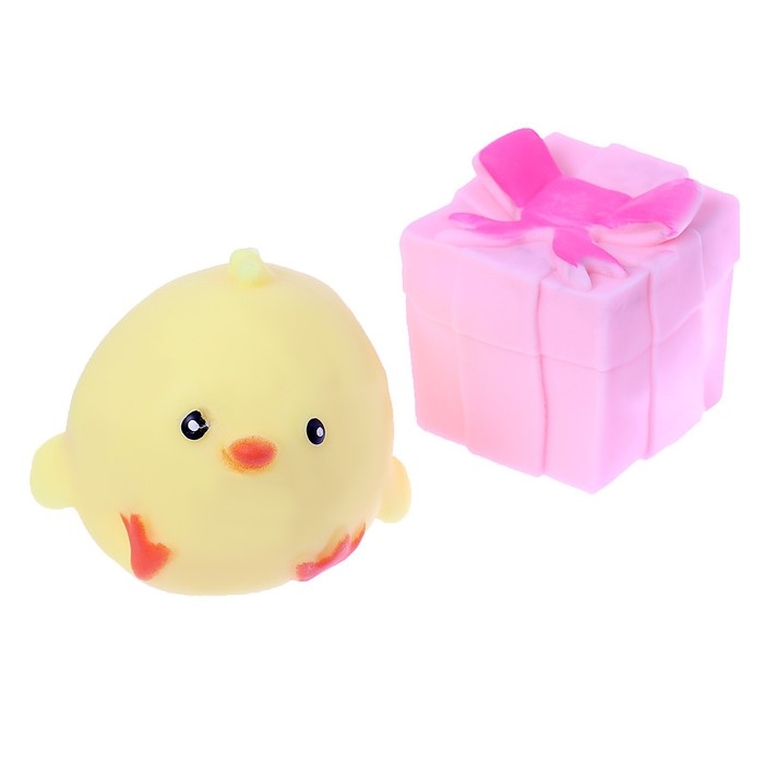 Антистресс сквиш мялка «Подарочек», цвета МИКС, в шоубоксе Антистресс сквиш мялка «Подарочек», цвета МИКС, в шоубоксе