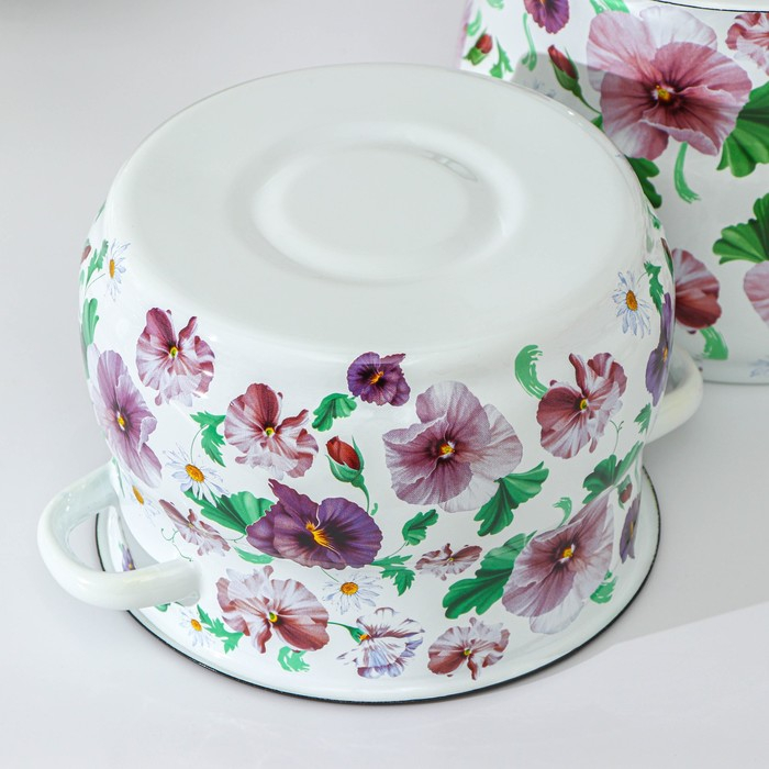 Набор кастрюль «Анютины глазки», 2 предмета: 4 л, 5.5 л, индукция Набор кастрюль «Анютины глазки», 2 предмета: 4 л, 5.5 л, индукция