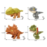 Игровой набор «Dino. Зубастики», подвижные детали, 4 фигурки динозавров