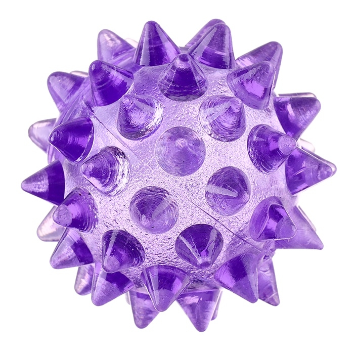 Мяч световой «Ёжик», 3,5 см, цвета МИКС Мяч световой «Ёжик», 3,5 см, цвета МИКС