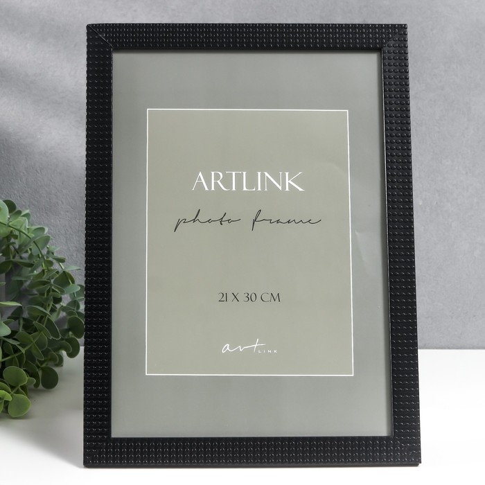 Фоторамка пластик Фоторамка пластик "Luke" 21x30 см, чёрный