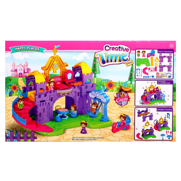 Замок для кукол «Сказка» с набором мебели и аксессуарами Замок для кукол «Сказка» с набором мебели и аксессуарами