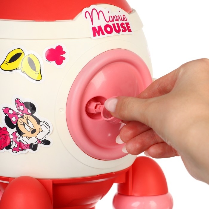 Копилка ракета с набором наклеек, 22,5 см х 18,5 см х 17,5 см Копилка ракета с набором наклеек, 22,5 см х 18,5 см х 17,5 см "Мышка", Минни Маус