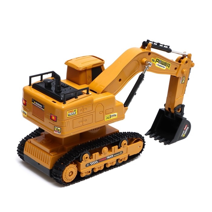 Экскаватор радиоуправляемый «Стройка», подвижный ковш, работает от аккумулятора Экскаватор радиоуправляемый «Стройка», подвижный ковш, работает от аккумулятора