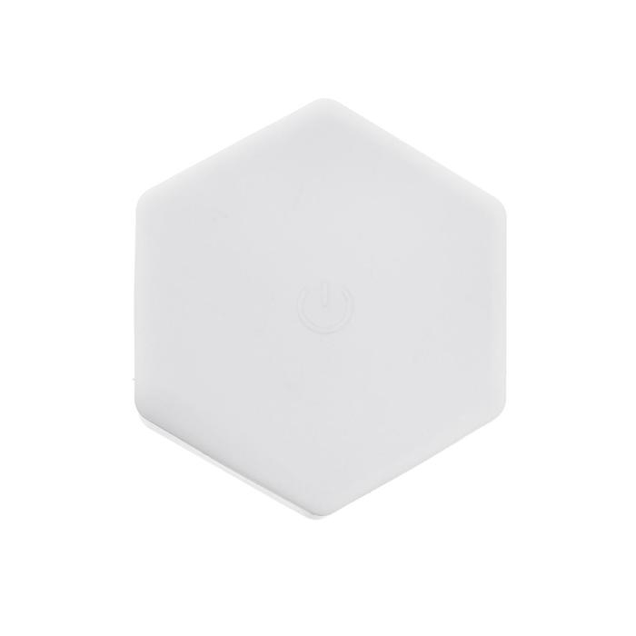 Набор светильник сенсорный Набор светильник сенсорный "соты с пультом" 3 шт, 85х75мм, RGB, 3*ААА (не в компл.)