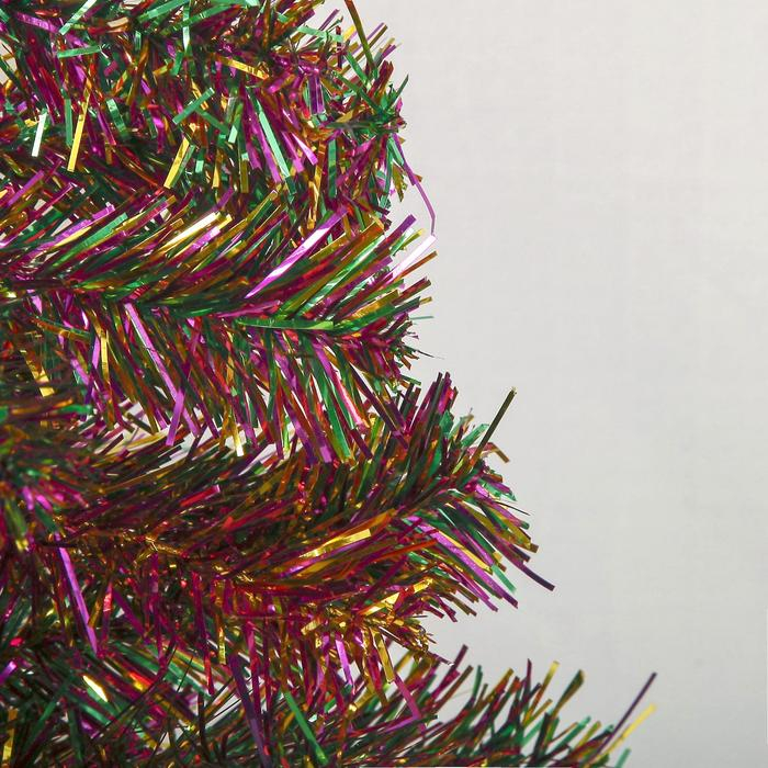 Ёлка радуга с красным 60 см, d иголок 6 см, d нижнего яруса 35 см, 60 веток, пласт подставка Ёлка радуга с красным 60 см, d иголок 6 см, d нижнего яруса 35 см, 60 веток, пласт подставка