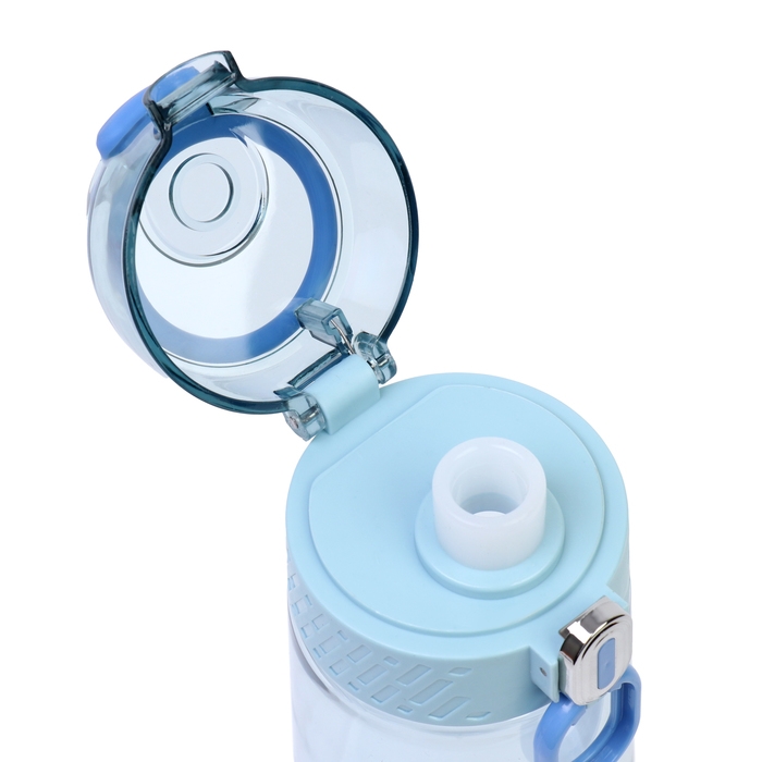 Бутылка для воды, 750 мл,  Бутылка для воды, 750 мл, "Движение - жизнь", голубая