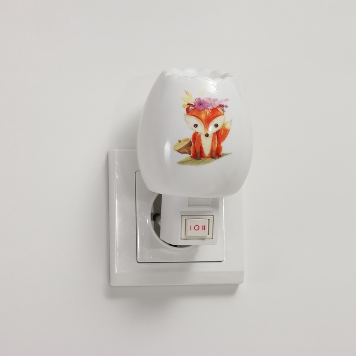 Светильник Светильник "Лисичка" 1х7Вт Е11 белый 6х7х12см