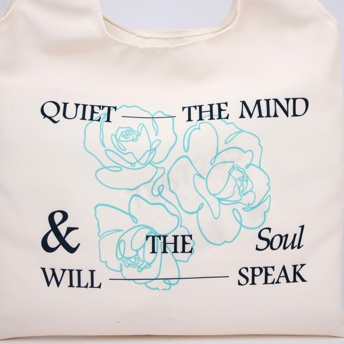 Сумка мешок Сумка мешок "Цветы", 40х35см, бежевая