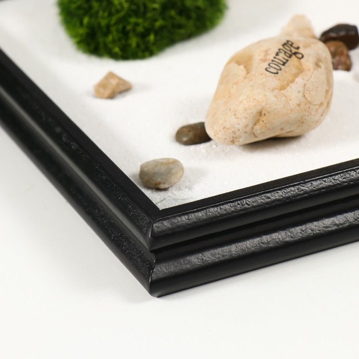 Сад камней Дзен  Сад камней Дзен "Каменный лев" песок 24х24х10,5 см