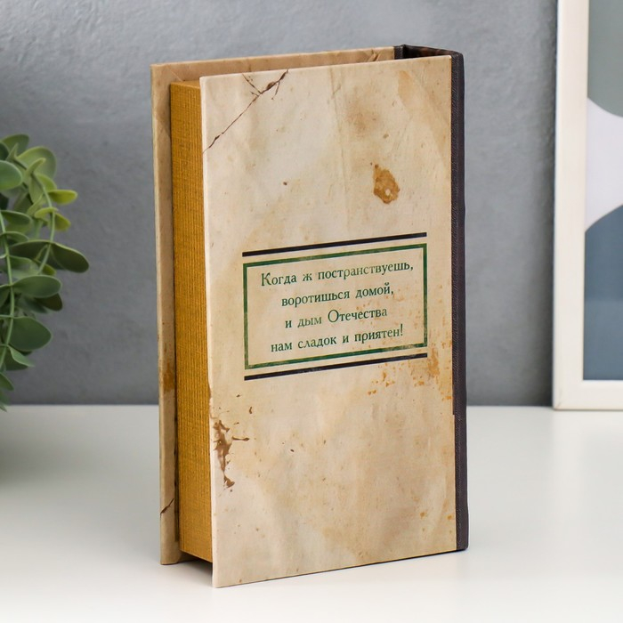 Сейф шкатулка книга  Сейф шкатулка книга "Горе от ума" 21х13х5 см