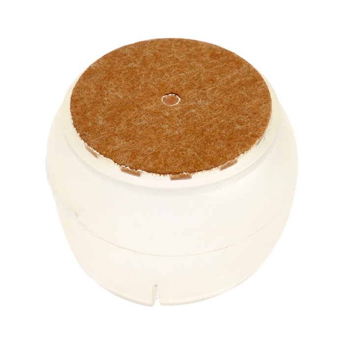 Накладка мебельная резина фетр, круглая, d=45-50 мм, 4 шт Накладка мебельная резина фетр, круглая, d=45-50 мм, 4 шт