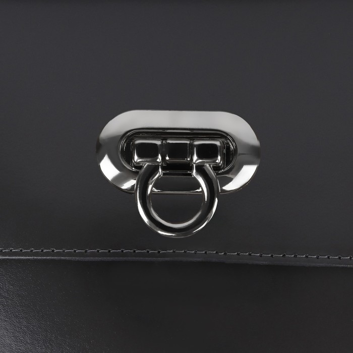 Застёжка для сумки, 3 × 1,5 см, цвет серебряный Застёжка для сумки, 3 × 1,5 см, цвет серебряный