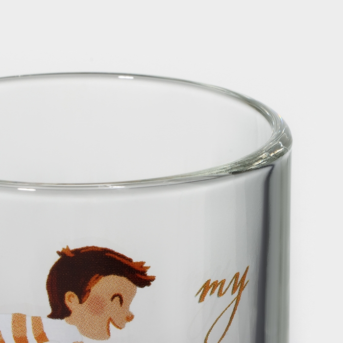 Кружка стеклянная «Фитнес. Папа», 320 мл Кружка стеклянная «Фитнес. Папа», 320 мл