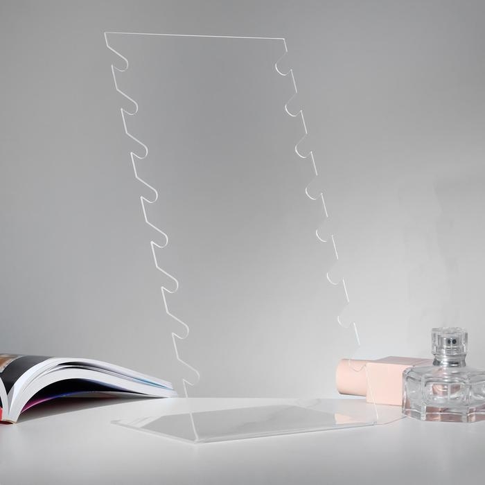 Подставка для кулонов, цепочек, браслетов, 15×10×28 см, оргстекло 2 мм, В ЗАЩИТНОЙ ПЛЁНКЕ Подставка для кулонов, цепочек, браслетов, 15×10×28 см, оргстекло 2 мм, В ЗАЩИТНОЙ ПЛЁНКЕ