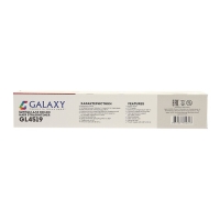 Выпрямитель Galaxy GL 4519, 40 Вт, керамическое покрытие, 85х20 мм, до 180 °С, чёрный