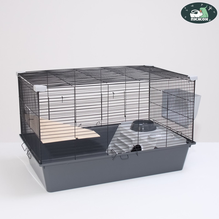 Клетка для шиншилл Клетка для шиншилл "Пижон" №11, складная, 80 х 50 х 46см, серая