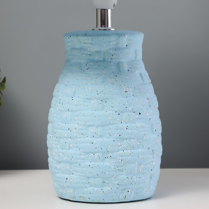 Лампа настольная 16249/1BL Е14 40Вт синий/плетёнка 20х20х33,5 см RISALUX Лампа настольная 16249/1BL Е14 40Вт синий/плетёнка 20х20х33,5 см RISALUX