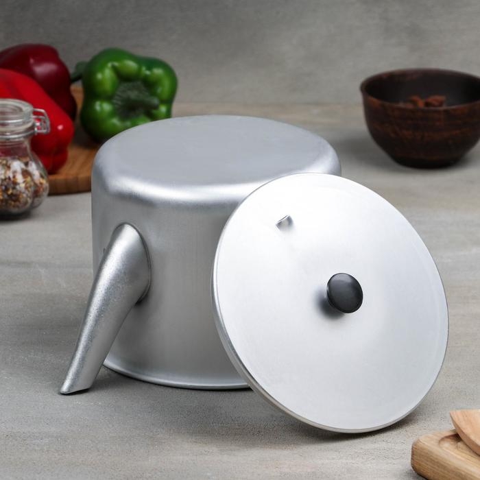 Чайник-котелок алюминиевый, 2,5 л, матовый Чайник-котелок алюминиевый, 2,5 л, матовый