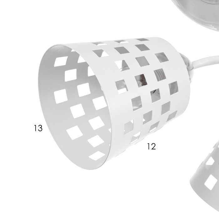 Люстра Люстра "Дана" 5х60Вт Е27 Белый 48х48х28см