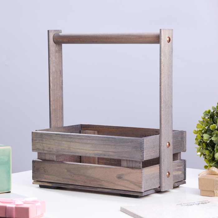 Ящик, 23х16х9/28 см, ель Ящик, 23х16х9/28 см, ель