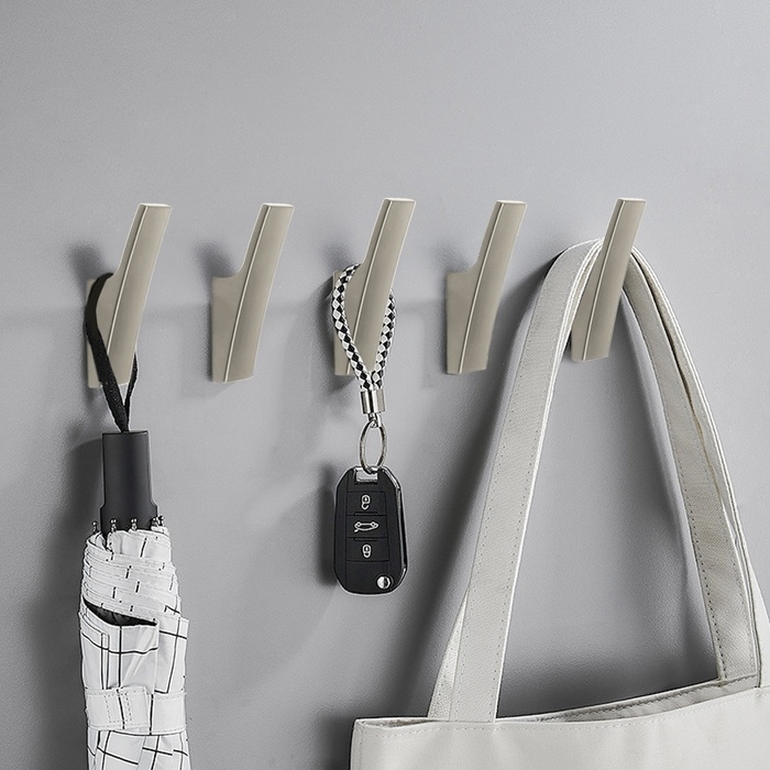 Крючок мебельный CAPPIO ASPHODEL, однорожковый, сатиновый никель Крючок мебельный CAPPIO ASPHODEL, однорожковый, сатиновый никель