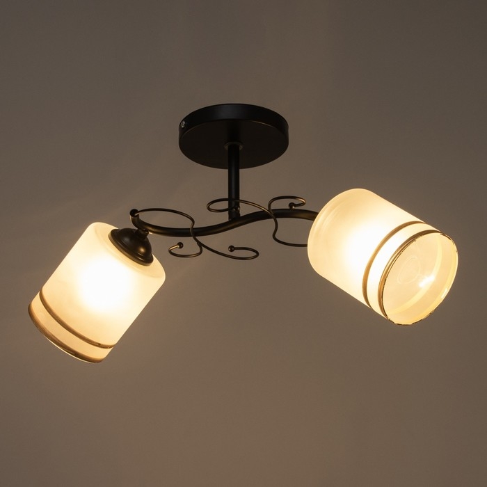 Люстра Люстра "Марти" 2хЕ27 40Вт черный 47х26 см