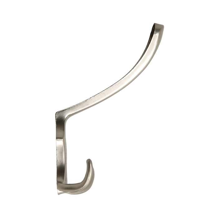 Крючок мебельный ТУНДРА TKT004, трехрожковый, матовый никель Крючок мебельный ТУНДРА TKT004, трехрожковый, матовый никель