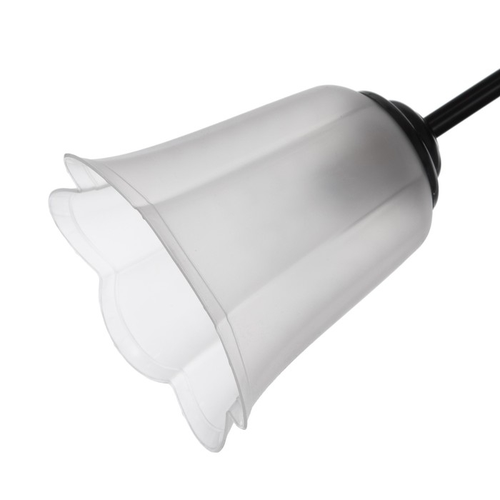 Люстра Люстра "Онлайн" (цветок) 3х15Вт Е27 МОДЕЛЬ: BR 00235 черный/прозрачный