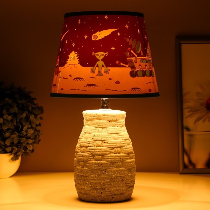 Настольная лампа  Настольная лампа "Космос" Е14 15Вт 20х20х33,5 см RISALUX