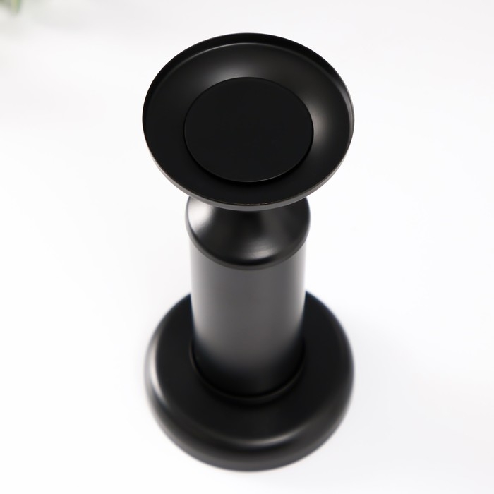 Подсвечник металл на 1 свечу d=7,5 см Подсвечник металл на 1 свечу d=7,5 см "Магнус" 10х10х21 см