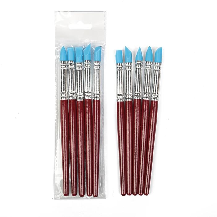 Набор кистей латекс 5 штук, маленькие Набор кистей латекс 5 штук, маленькие