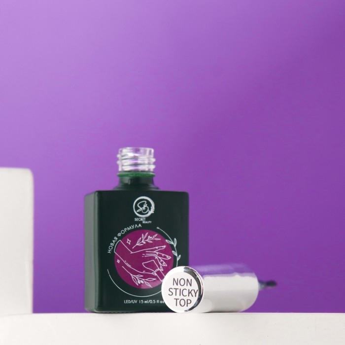 Топ для ногтей, без липкого слоя, LED/UV, 15 мл Топ для ногтей, без липкого слоя, LED/UV, 15 мл