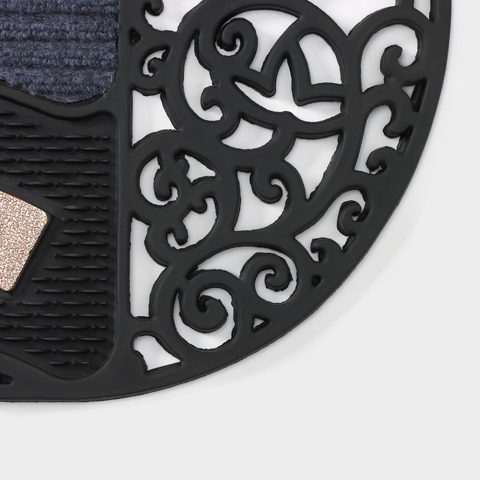 Коврик придверный узорный Доляна Welcome, 45×75 см, цвет МИКС Коврик придверный узорный Доляна Welcome, 45×75 см, цвет МИКС