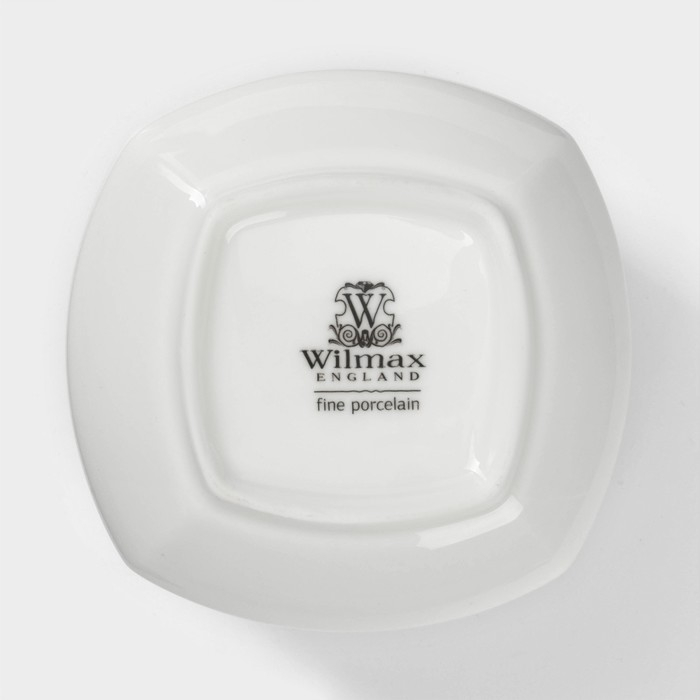 Сахарница фарфоровая с крышкой Wilmax Ilona, 340 мл, цвет белый