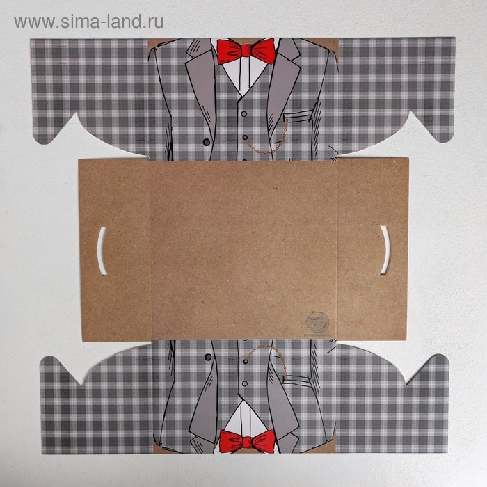 Коробка для капкейков, кондитерская упаковка, 4 ячейки «Настоящему мужчине», 16 х 16 х 10 см Коробка для капкейков, кондитерская упаковка, 4 ячейки «Настоящему мужчине», 16 х 16 х 10 см